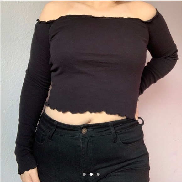 FOREVER 21 OFF THE SHOULDER TOP - Picture 2 of 3